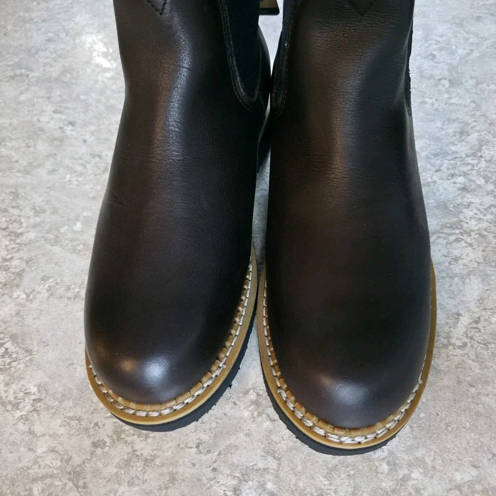 Georgia Giant High Romeo Mens 9.5 W Dark Brown Leather Firm Toe Work Boots New